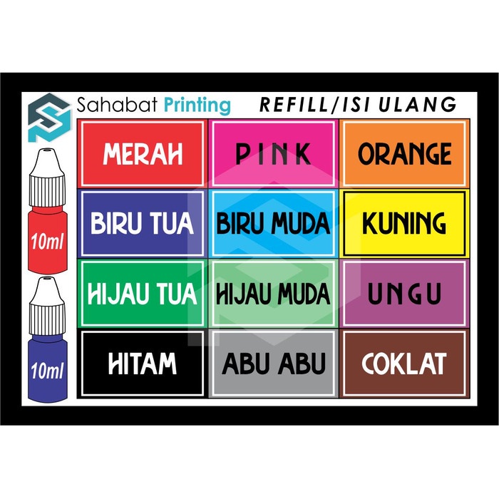 

MENYURAT-SURAT- TINTA REFILL STEMPEL WARNA | STAMPEL OTOMATIS - BIRU TUA -SURAT-MENYURAT.