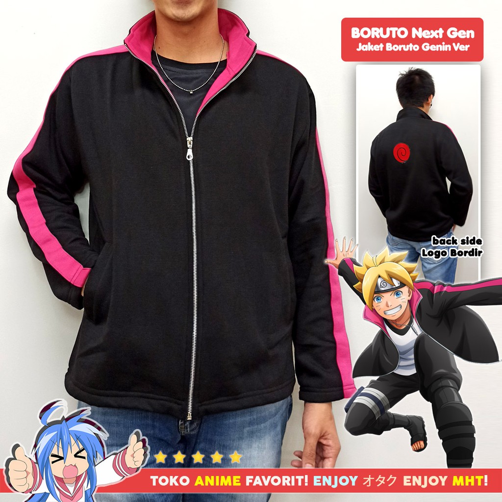 Jaket Anime Boruto Genin Version Cosplay Naruto