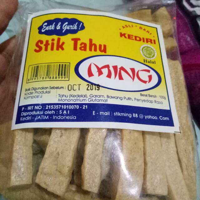 

Kerupuk Stik tahu ming tahu