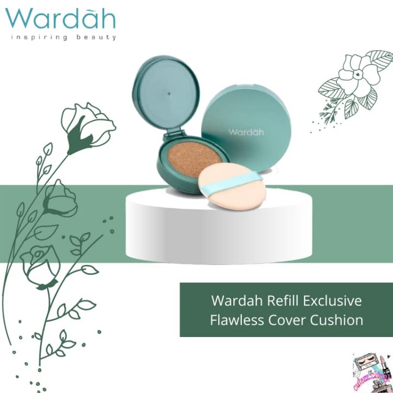 ☃️Cutezz_Ching1☃️Wardah Refill Exclusive Flawless Cover Cushion