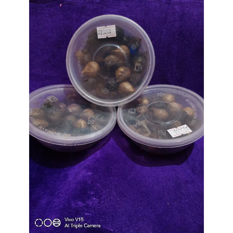 

BAWANG PUTIH TUNGGAL HITAM/black garlic tunggal 90 gr