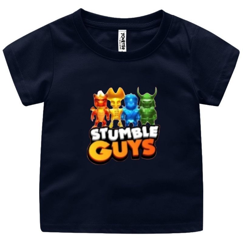 Baju Kaos Atasan  Anak/Remaja Stumble Guys 1-12 Tahun/Remaja