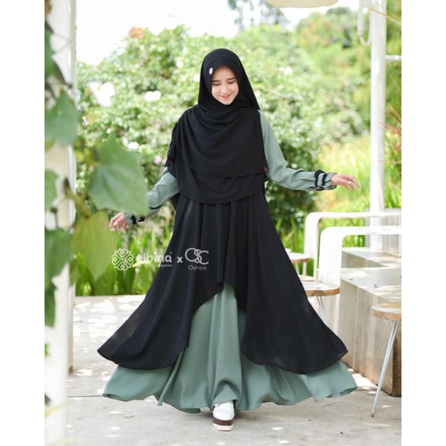 HAZIQA SYAR`I/SYARI CERUTY BABYDOLL/GAMIS SYARI TERBARU/FASHION MUSLIMAH