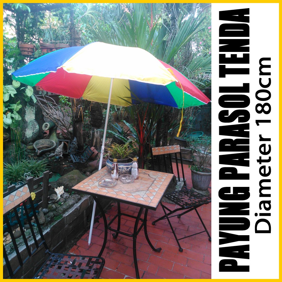 Payung Cafe Pantai Jualan - Payung Tenda Parasol 180cm