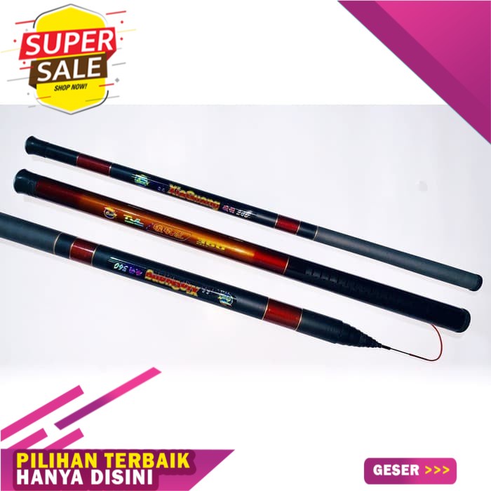 Tegek / Walesan ORCA TJL 210CM |2.1M| Ruas : 40CM | Ruas Pendek