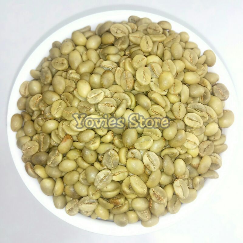 

Kopi Greenbean Robusta Jember Super 1Kg Petik Matang Pohon Proses Sortasi