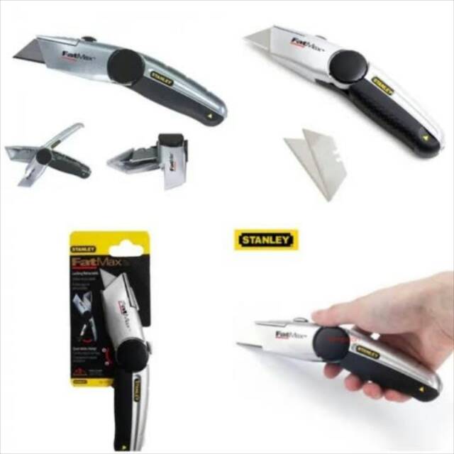 

pisau Cutter Stanley ( 10-777 ) FatMax Locking Retractable Utility