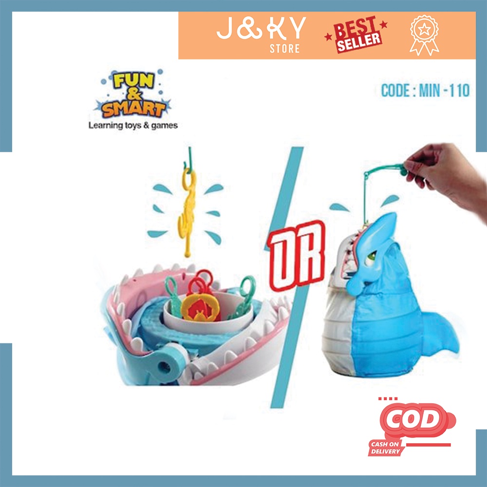 MAINAN ANAK MANCING HAPPY SHARK HAND MAINAN PRANK Mainan Anak Mancing Ikan Mainan Elektronik Mainan 