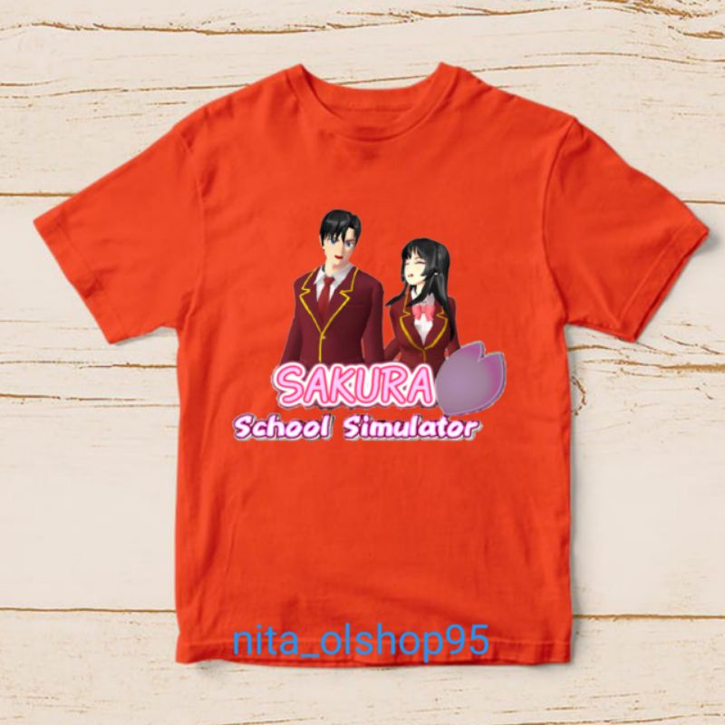 kaos sakura school simulator kaos anak karakter