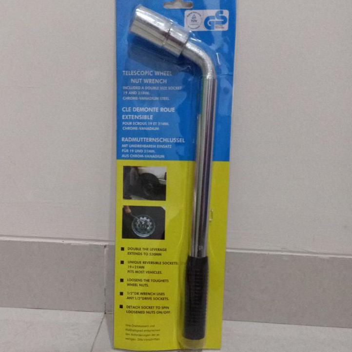 Tren Kekinian.. KUNCI RODA BAN SERBAGUNA L BISA PANJANG PENDEK UK BAUT 19 & 21 / KUNCI L BAN MOBIL