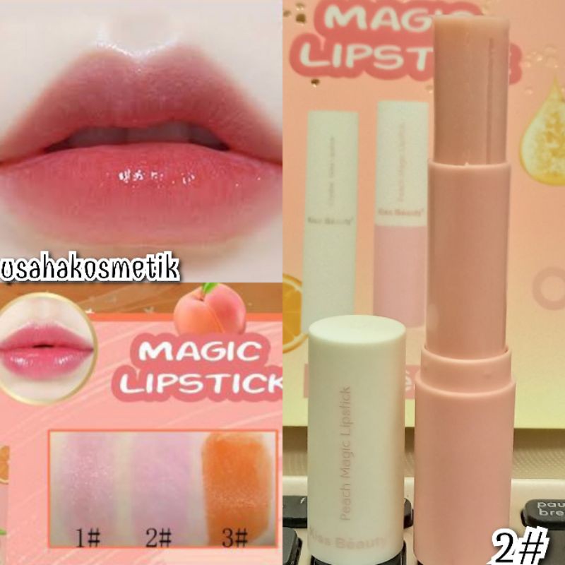 ECER LIPSTIK MATTE SILKY | LIP BALM  MAGIC  WATERPROOF KISS BEAUTYNO.35857-03 | 2933-03