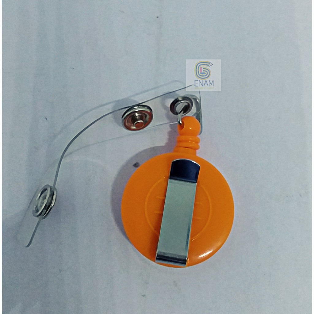 

1 Pcs Jepit id card yoyo warna orange