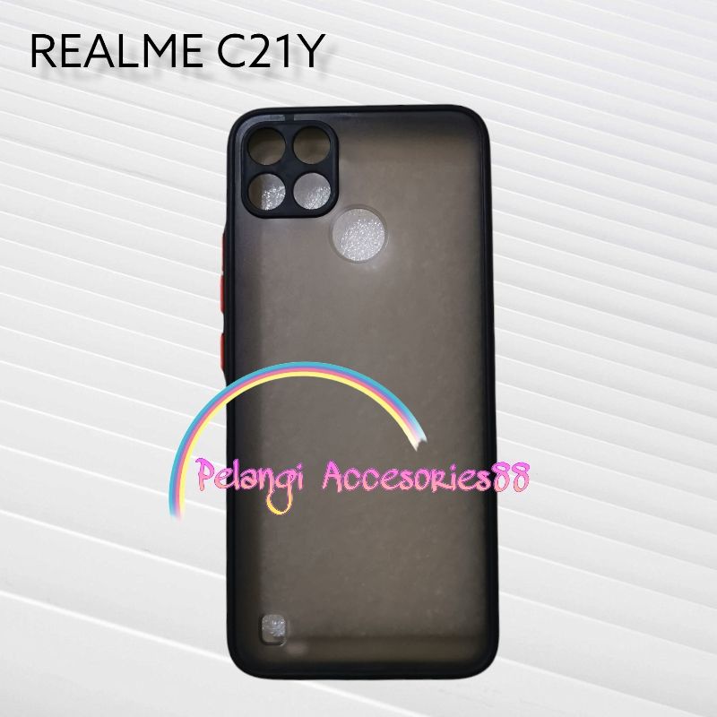 CASE REALME C21Y / C25Y  SOFTCASE CASE DOVE CASE FULL COLOUR