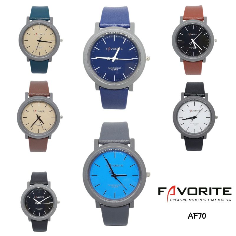 Jam Tangan Pria Favorite Original AF70 Tahan Air