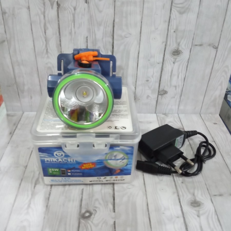 Senter Kepala Selam Mikachi MC 6625 25watt HEAD LAMP SUPER TERANG MIKACHI 25WATT
