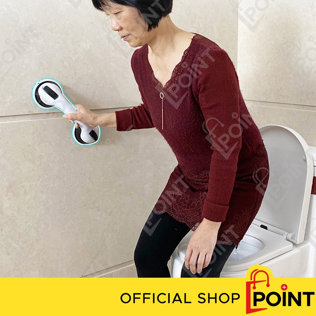 Pegangan Tangan Kamar Mandi - Handle Portable - Pegangan Tempel Kaca