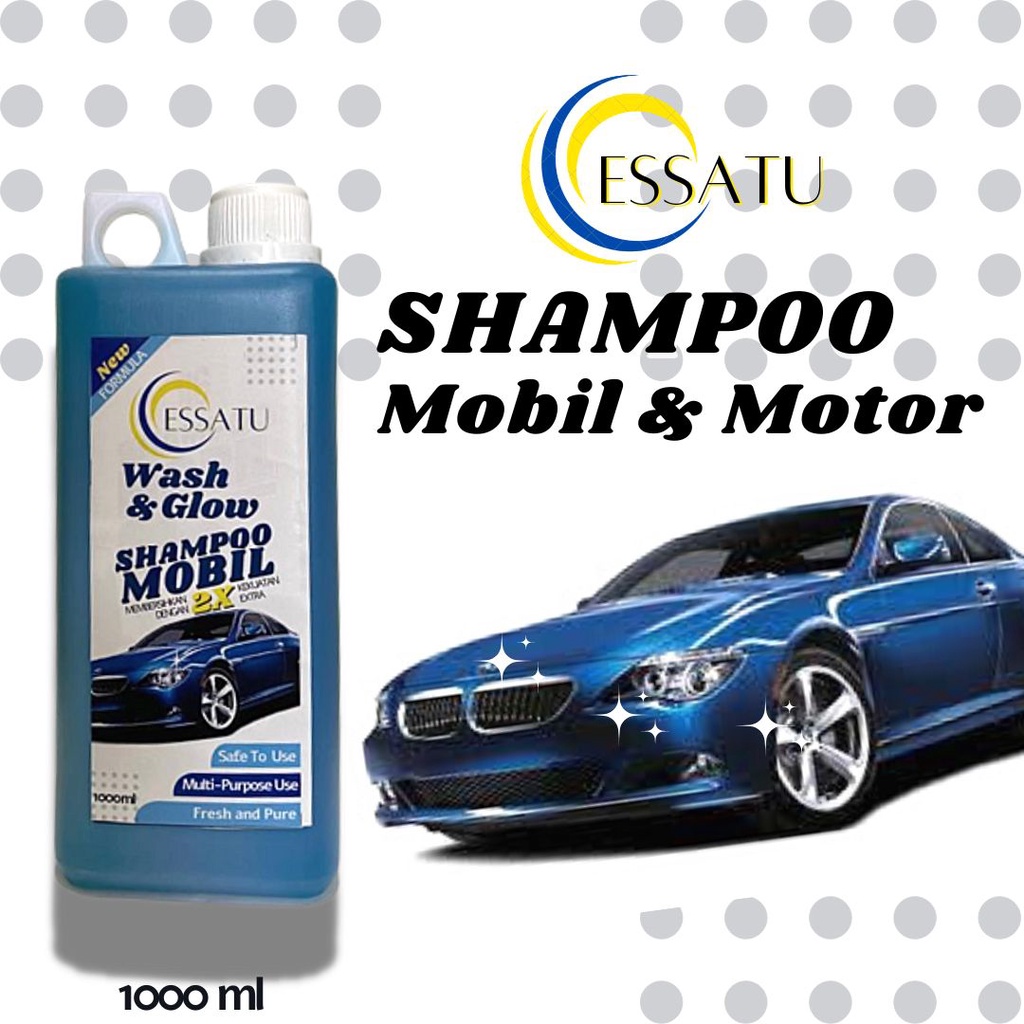 Shampoo Mobil dan Motor Essatu Snow Wash 1 Liter