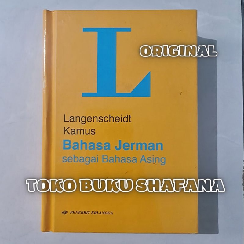 LANGENSCHEIDT KAMUS BAHASA JERMAN ERLANGGA SEBAGAI BAHASA ASING ORIGINAL