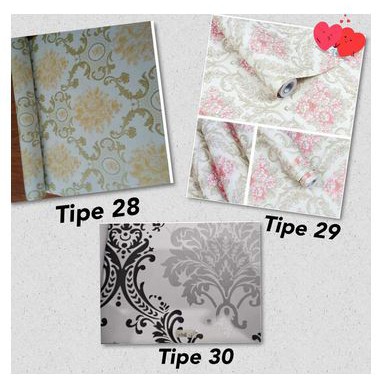 WALLPAPER DINDING - WALLPAPER STICKER 10M X 45CM