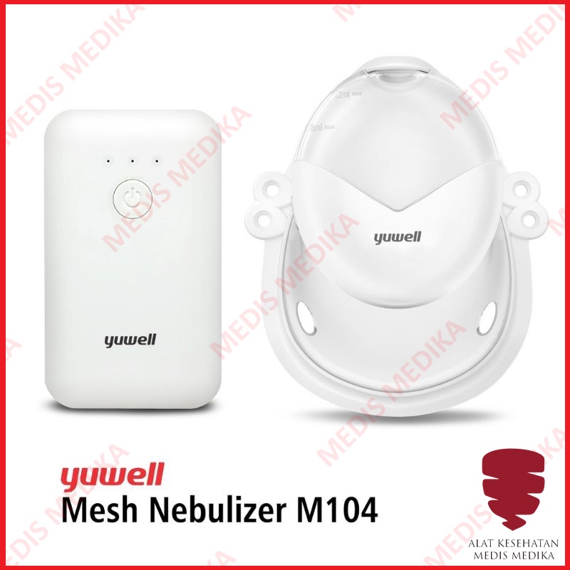 Nebulizer Portabel Mini M104 Peralatan Alat Bantu Napas Nafas Pernafasan Nebul Yuwell