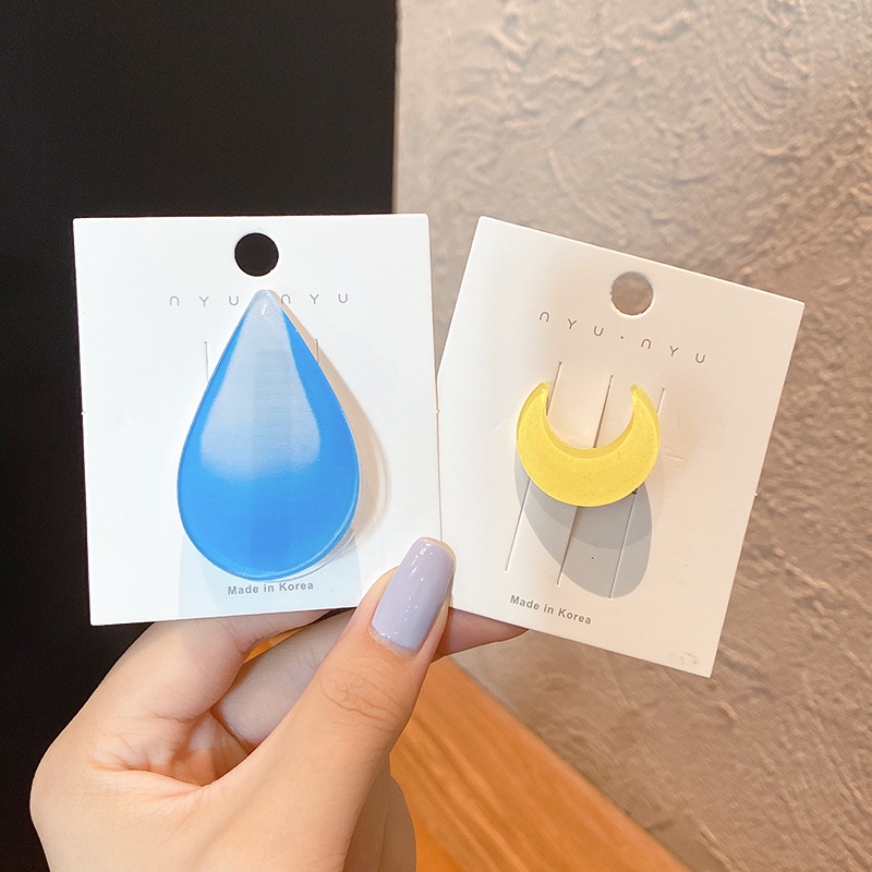 2022 Jepit Rambut Motif Ekspresi Lucu Gaya Korea Untuk Wanita