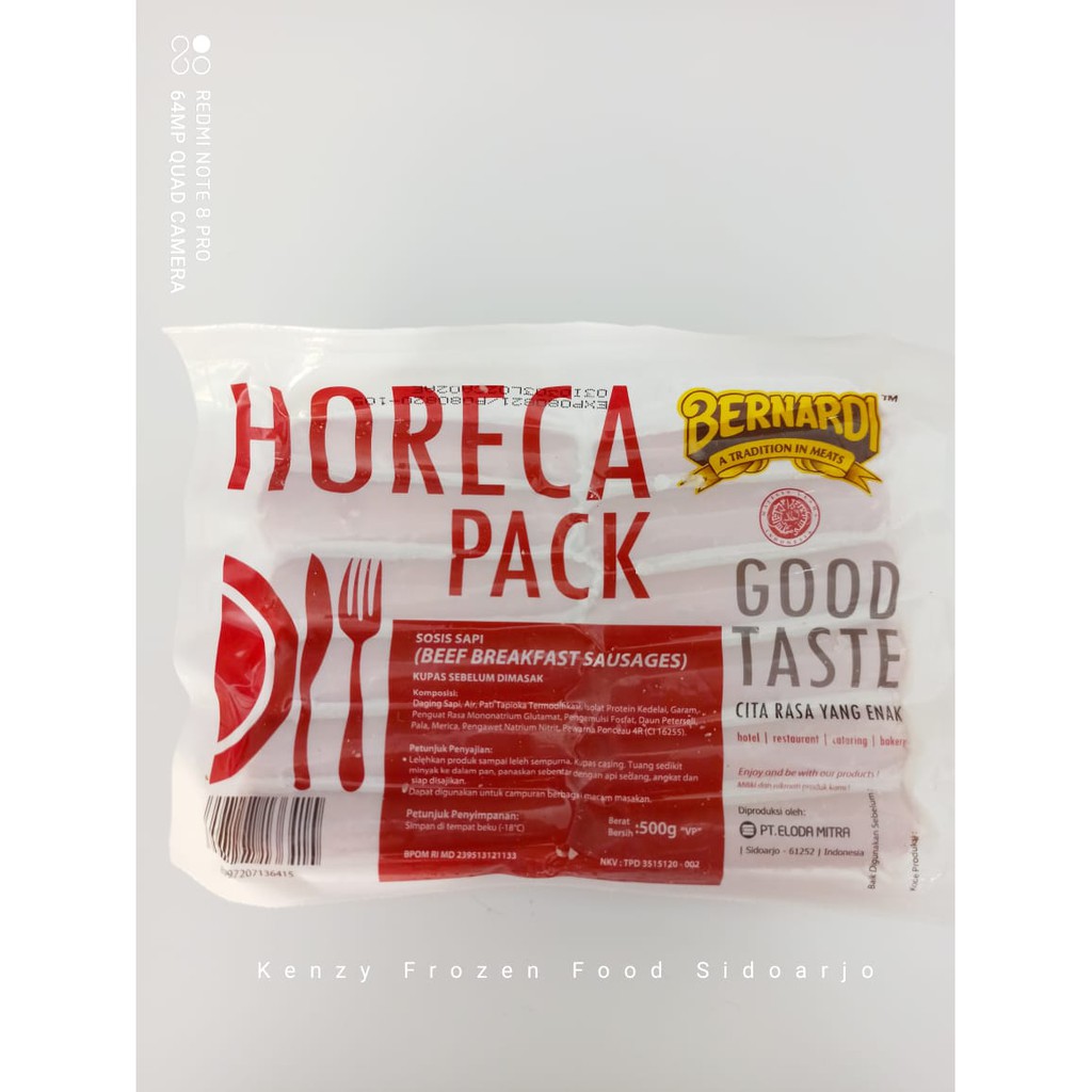 

Sosis Horeca Pack Bernardi 500gr VP
