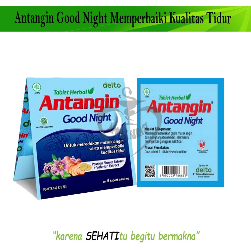 Antangin Good Night Memperbaiki Kualitas Tidur