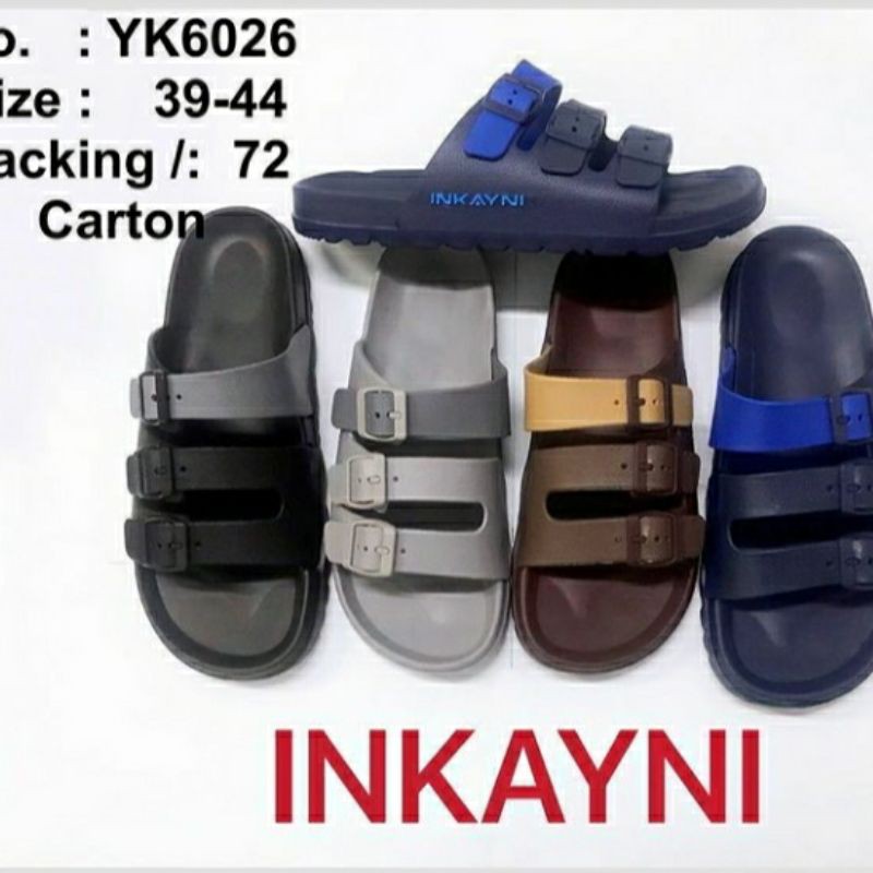 Sandal Slop Pria inkayni / Sendal pria inkayni gesper / Sandal Pria Jumbo