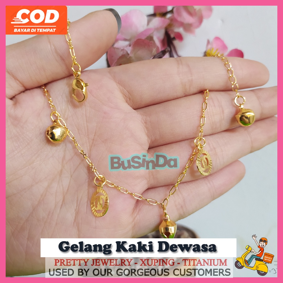 XUPING GELANG KAKI DEWASA ROSE GOLD