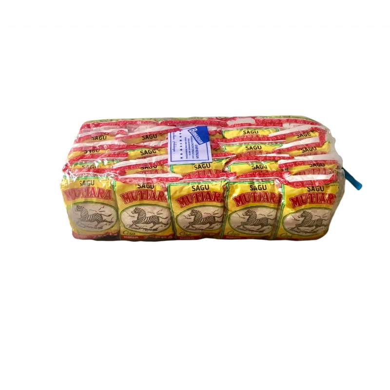 

Sagu mutiara zebra 1 ball 25 X 100gr