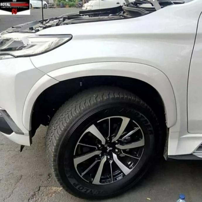 JSL Over Fender / Cover Spakbor Samping Putih All New Pajero Sport megaor13 Diminati Banget