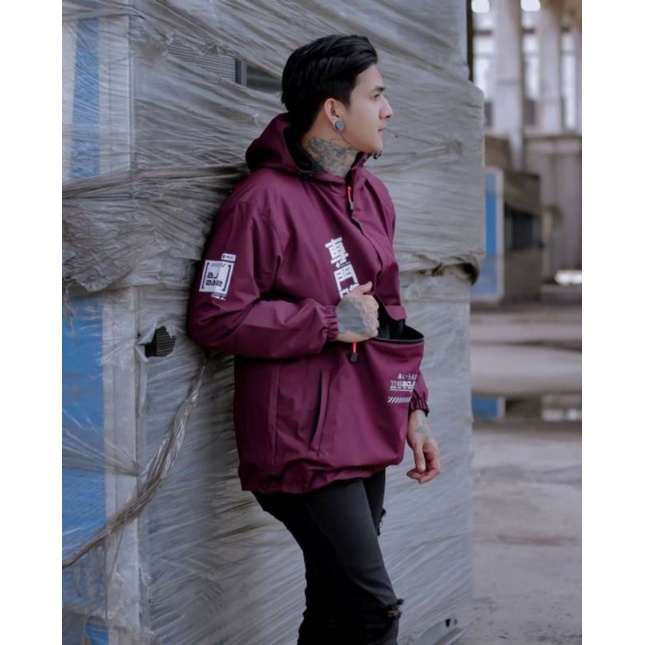 Jaket Pria Cagoule MYP Japan Taslan Waterproof