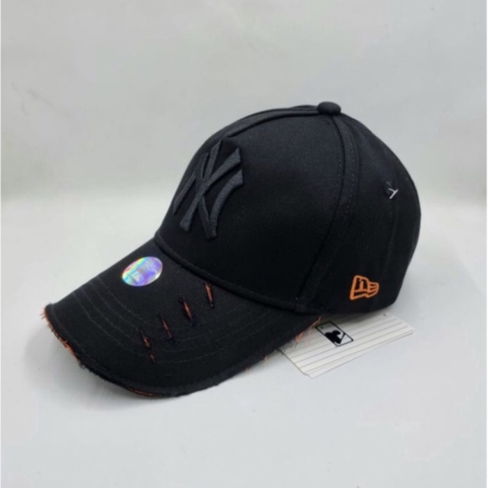 PROMO topi baseball motif NY model sobek topi pria distro import terbaru