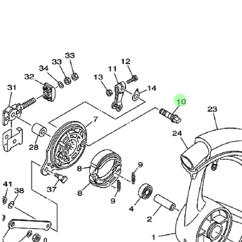 as paha rem belakang f1zr ori ygp fizr fiz f1z r force one 1 vega alfa crypton