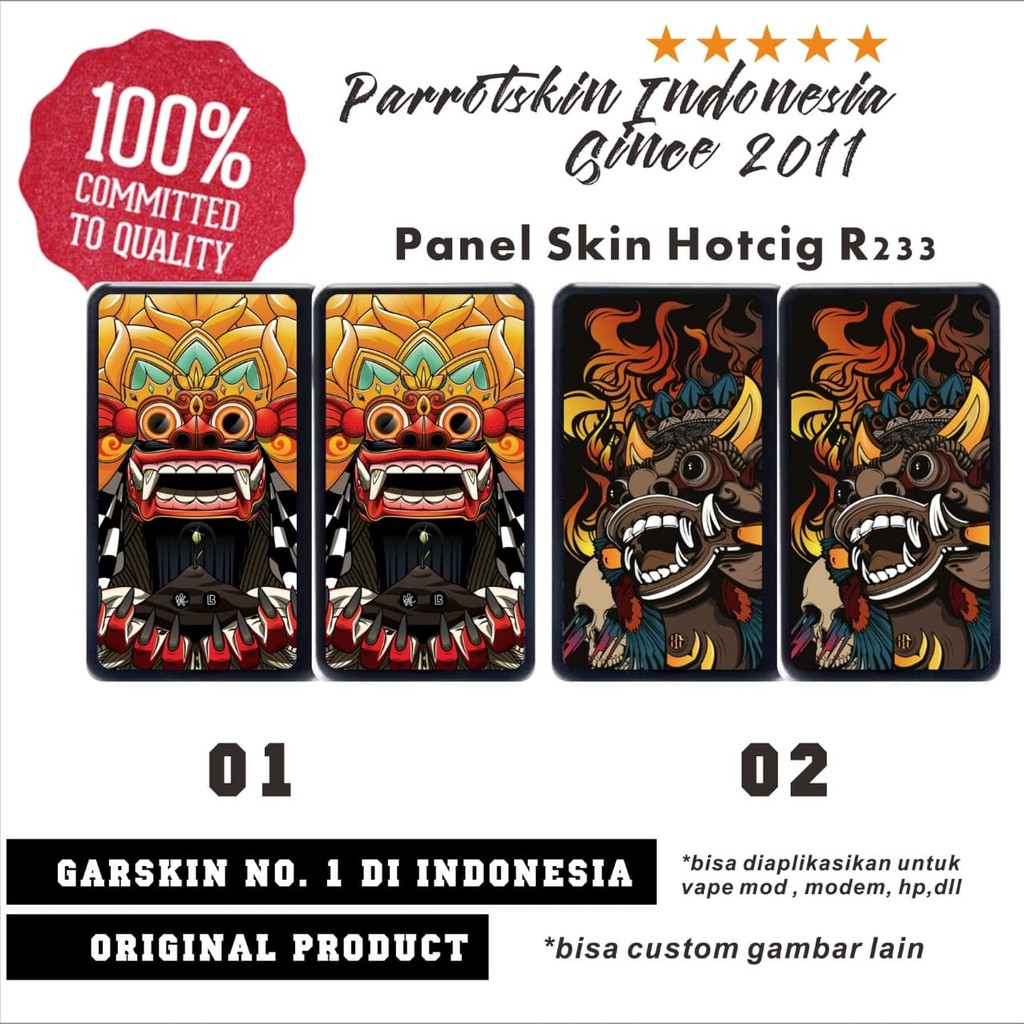 Garskin Skin hotcig r233 reog Edition sticker