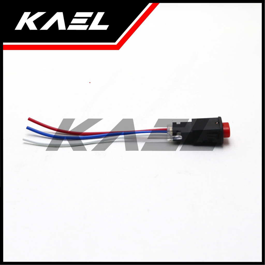 Tombol Hazard 1 Tombol 3 Kabel Switch On-Off Motor Universal Bebek-Matic-Sport Honda-dll