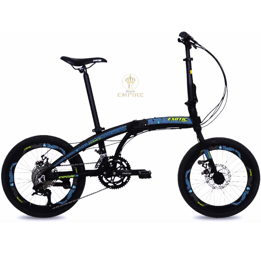 Sepeda Lipat Exotic Explore 8.0 20 Inch 2 X 8 Speed Bicycle Empire