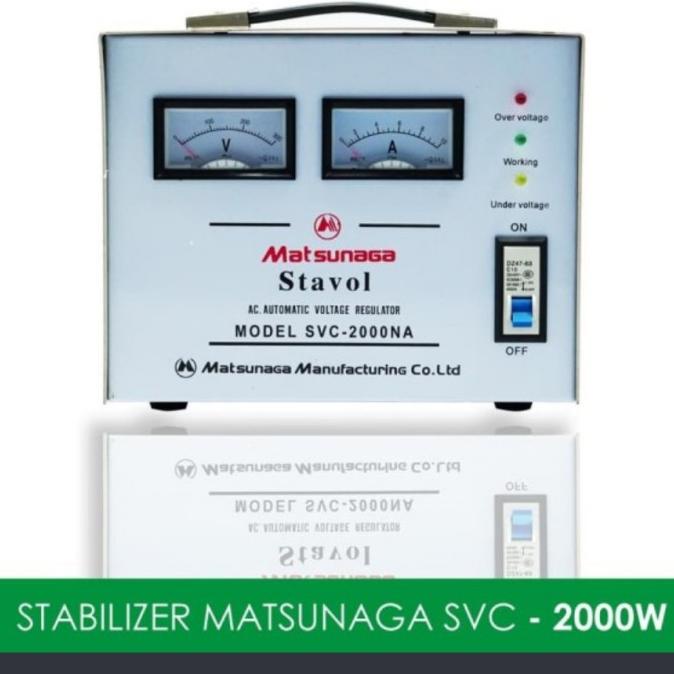 Stabilizer Matsunaga 2000 Va 2000 Watt 2000 W / Stavol Matsunga 2000W Terlaris