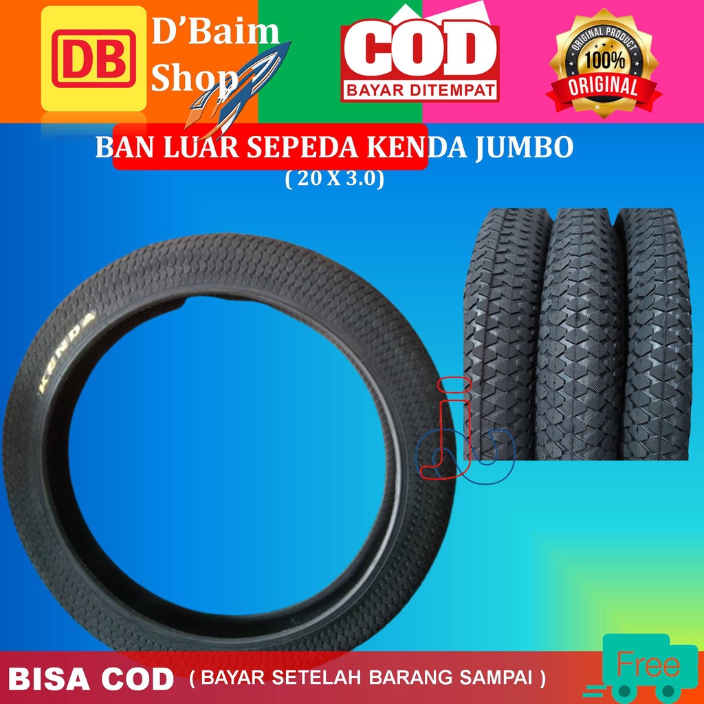 Ban Luar Sepeda BMX Jumbo ( 20 x 3.0 ) Ban Luar Sepeda Besar