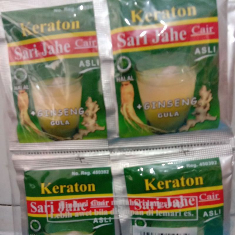 

Sari Jahe Keraton 30ml Isi 12 pcs