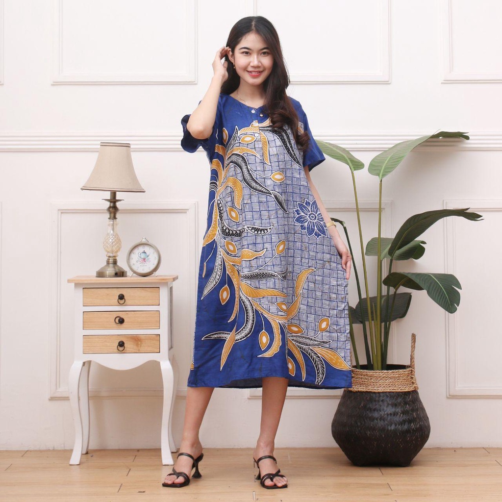 Daster Jumbo BECKY Daster Busui  Daster Cantik  Baju Tidur  Baju santai  Daster Batik