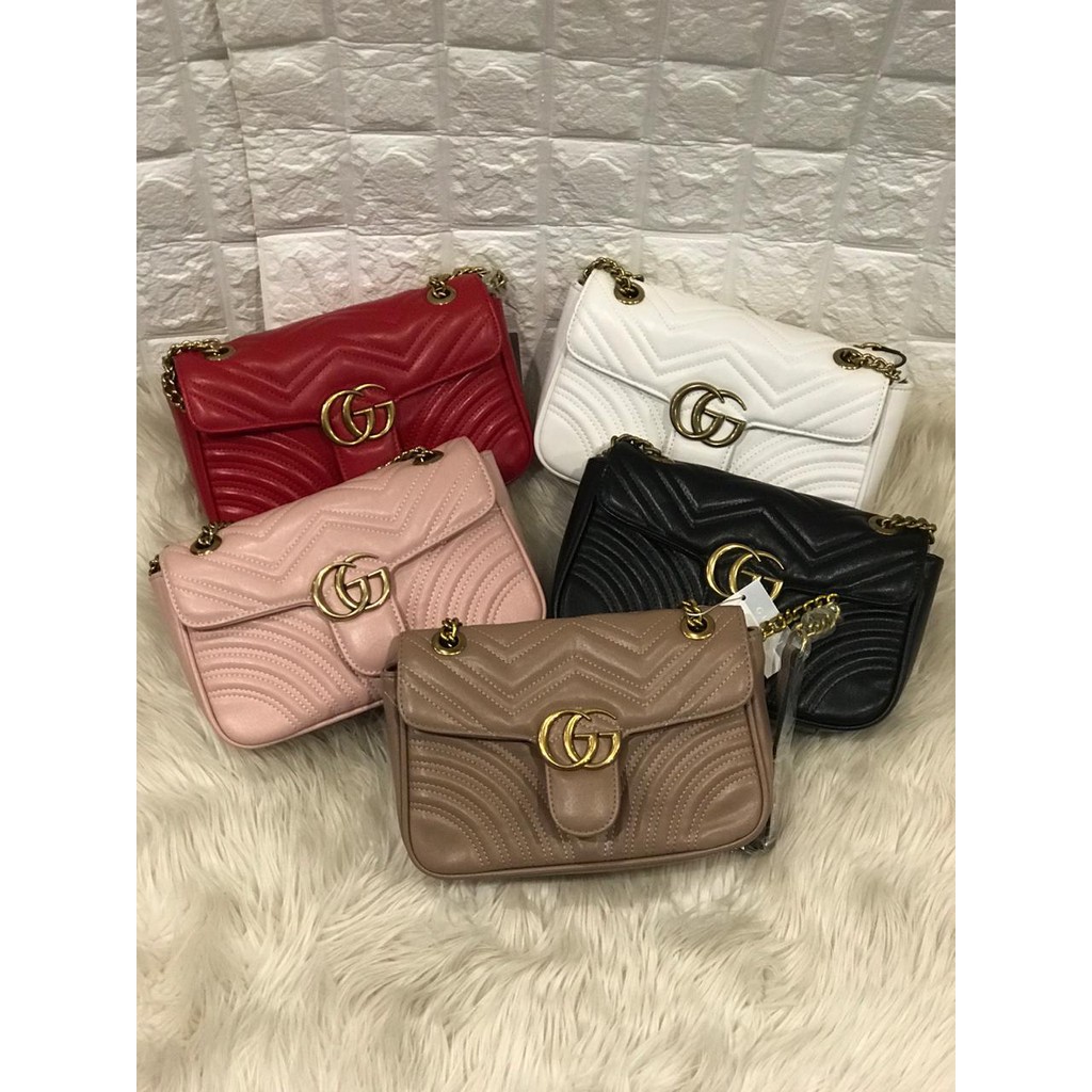 RESTOCK TAS GUCCI MARMONT FLAP MEDIUM 1732 | Tas Wanita Cantik | Tas Import Murah