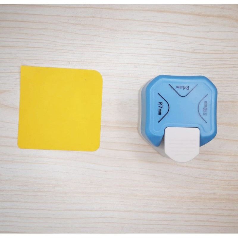 Round Corner 3 in 1 R4 R5 R7 R10 Pemotong Kertas Sudut Corner Rounder Puncher Corner Punch 4mm single hole