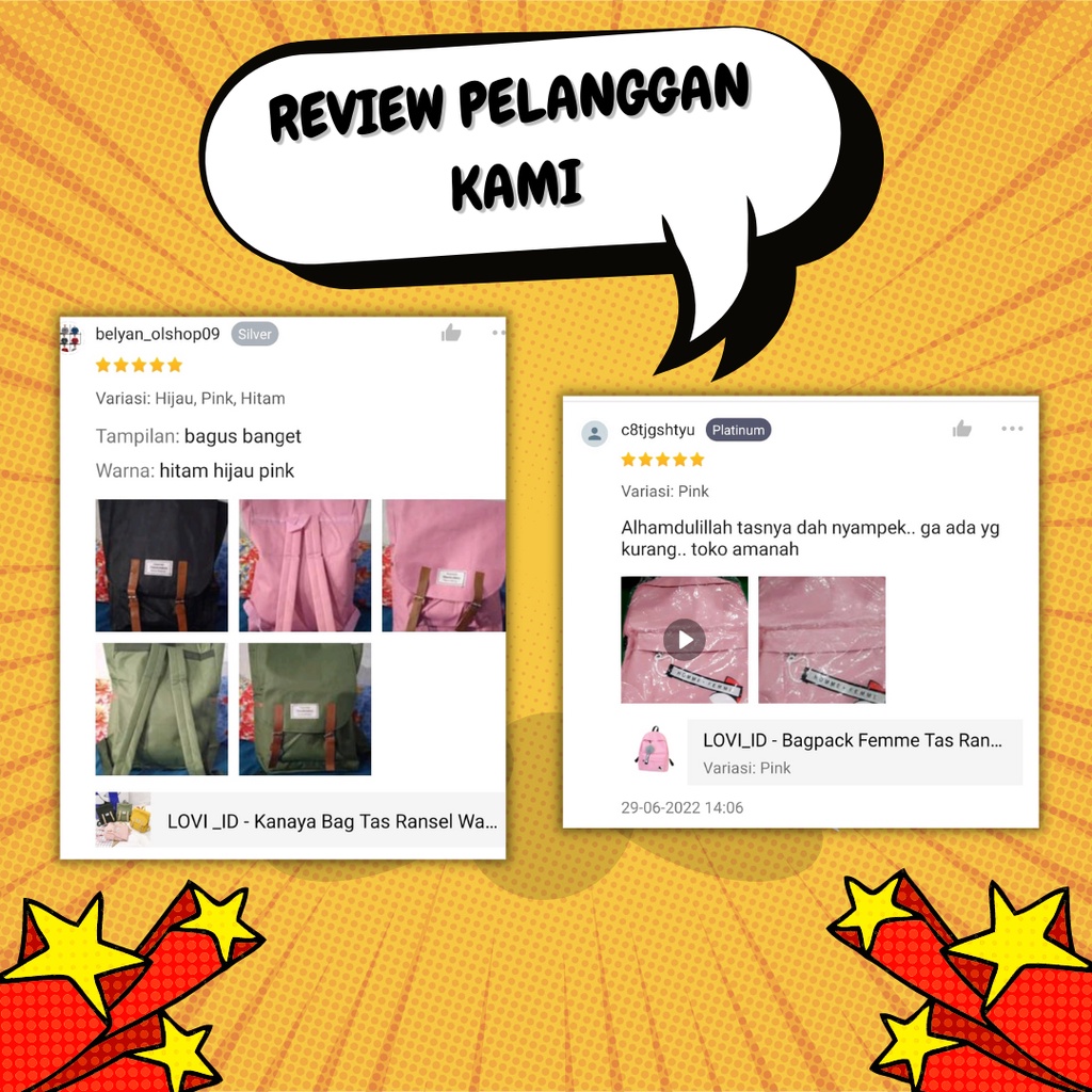 LOVI_ID - Maruko Tas Sekolah Bagpack  Ransel Mini Perempuan