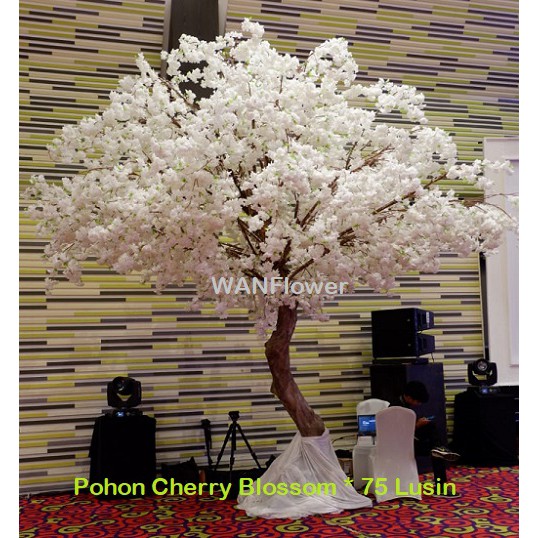 WANFlower Bunga Cherry Blossom 1M * PUTIH