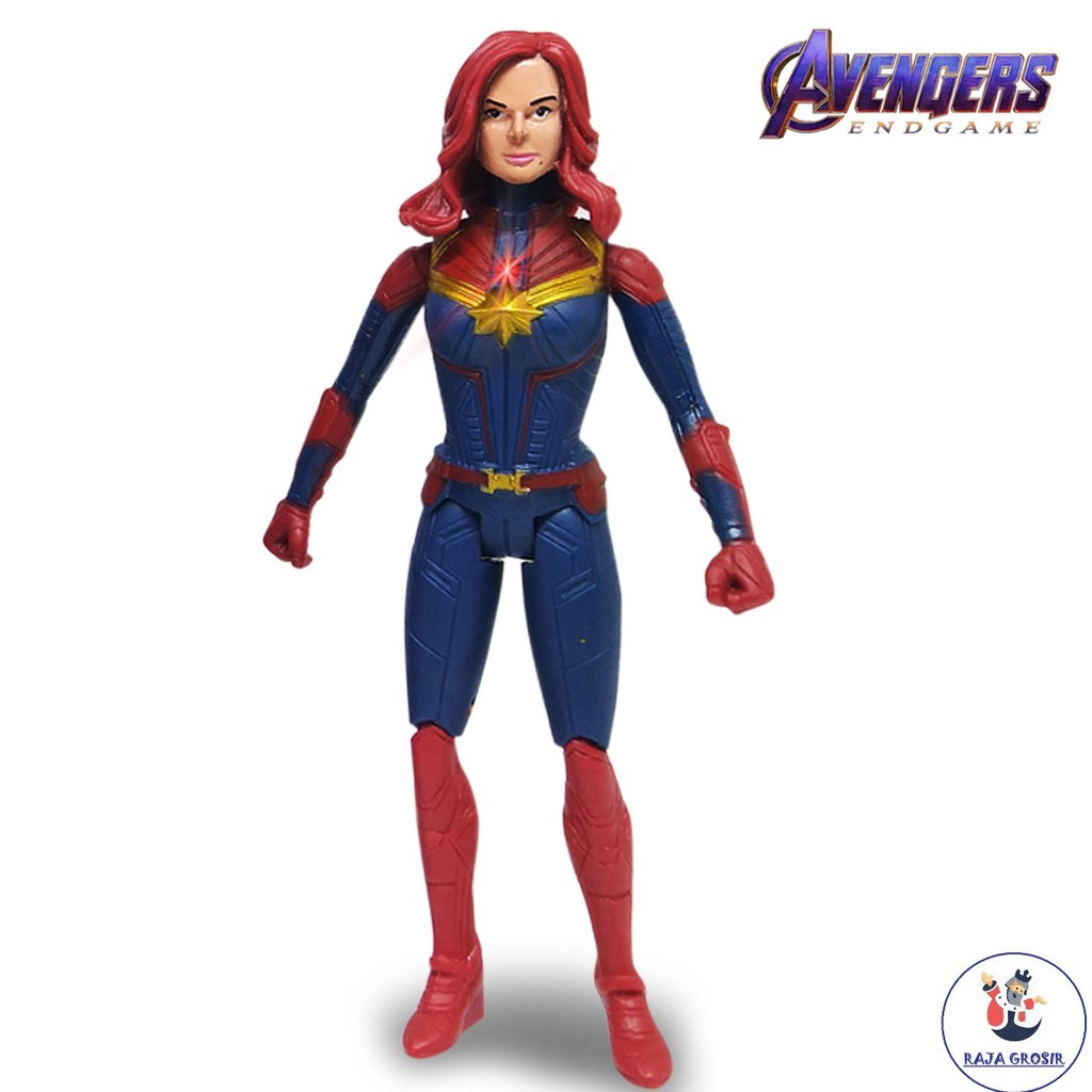 Mainan Action Figure Marvel Avengers / Mainan Anak Action Figure Avengers Captain Marvel