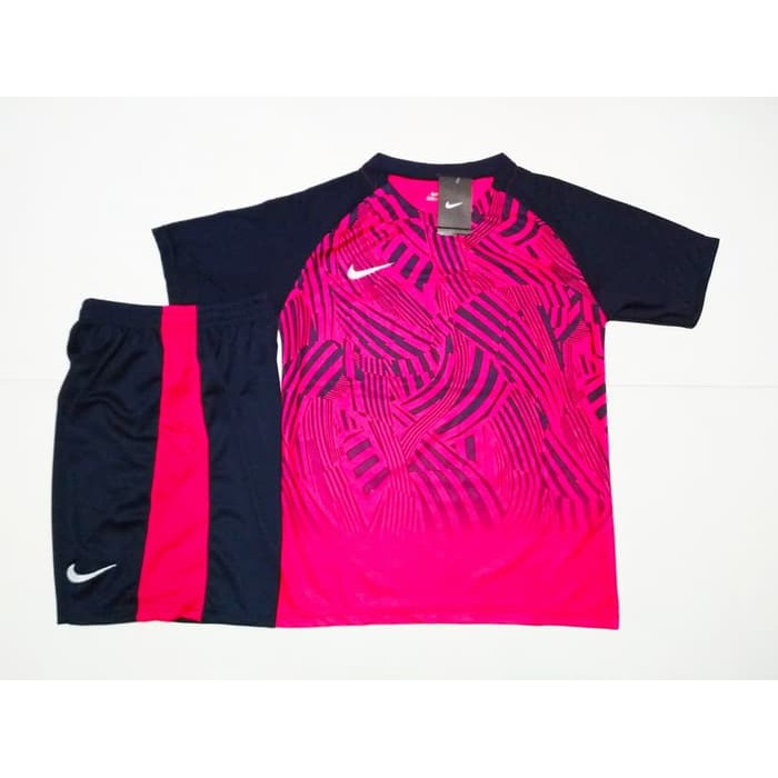 Olahraga Setelan Jersey Bola / Futsal (Cocok Untuk Kaos Tim) NK35 PINK NAVY