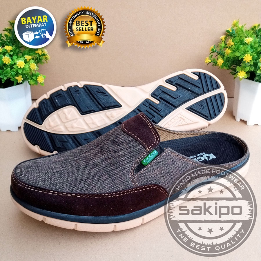 PROMO KEMERDEKAAN !! SLOP KASUAL PRIA DEWASA SLIP ON 101 MURAH BERKUWALITAS SOL KARET TRENDI NYAMAN DIPAKAI / SEPATU SANTAI PRIA DEWASA / SEPATU KERJA LAPANGAN OUTDOOR / SEPATU KERJA KANTORAN / SAKIPO