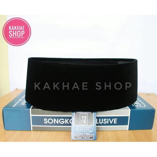 Stok Terbatas Songkok Premium / Kopiah Premium / Songkok Hitam / Kopiah Hitam
