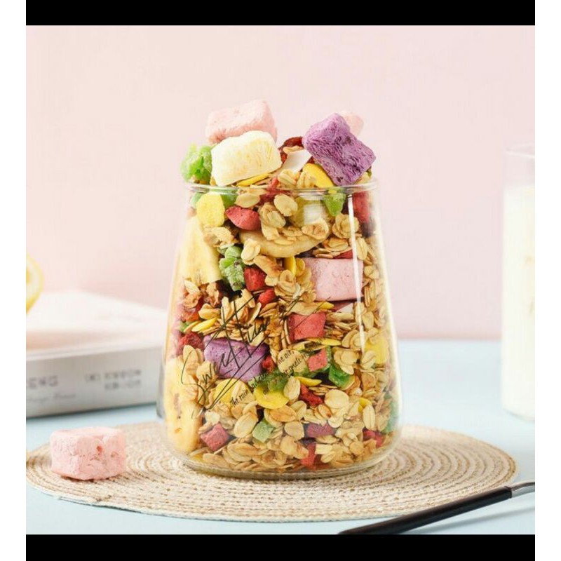 

Yogurt Baked Fruit Oatmeal 400Gram(酸奶烘培水果麦片)